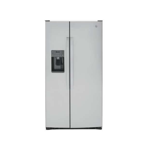 GE Side-by-Side Refrigerator with Ice Maker, Water and Ice Dispenser (Stainless Steel)